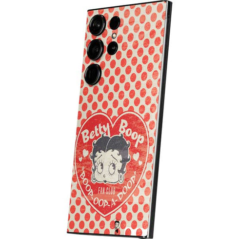 Betty Boop Red Heart Galaxy S25 Ultra Skin